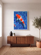 Kōhaku Koi | Japanese Streetwear Fish Canvas Wall Art