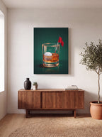 The 19th Hole | Golf Bar Retro Canvas Wall Art