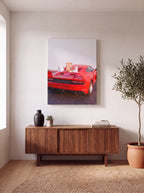 Cheat Day | Supercar & Fast Food Pop Art Canvas Wall Art
