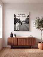 It All Starts With A Dream | Golf Course Canvas Wall Art