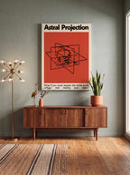 Astral Projection | Surreal Cosmic Meditation Canvas Wall Art