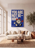 You Are Not Behind | Motivational Minimalist Canvas Wall Art