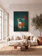 The 19th Hole | Golf Bar Retro Canvas Wall Art