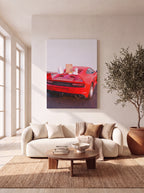 Cheat Day | Supercar & Fast Food Pop Art Canvas Wall Art