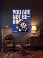 You Are Not Behind | Motivational Minimalist Canvas Wall Art