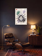 Liquid Chrome | Abstract Metallic 3D Canvas Wall Art