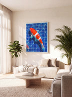 Kōhaku Koi | Japanese Streetwear Fish Canvas Wall Art