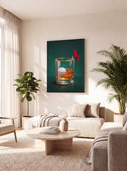 The 19th Hole | Golf Bar Retro Canvas Wall Art