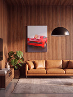 Cheat Day | Supercar & Fast Food Pop Art Canvas Wall Art