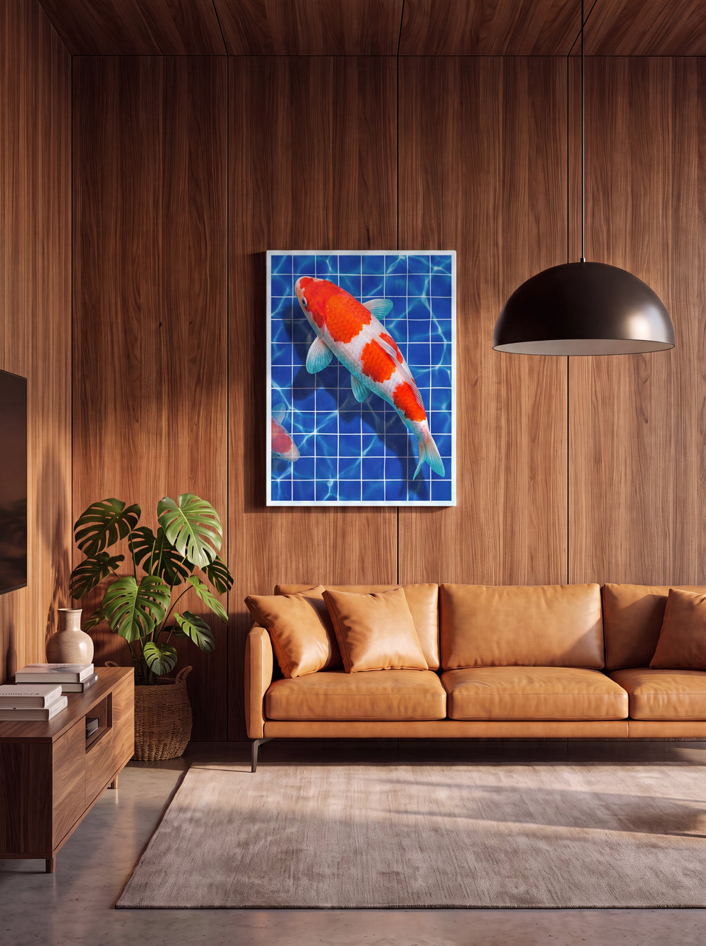 Kōhaku Koi | Japanese Streetwear Fish Canvas Wall Art
