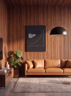 1% Better Every Day | Minimal Growth Chart Canvas Wall Art