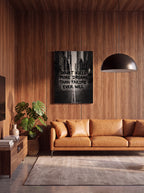 Doubt Kills More Dreams Than Failure | Black & White Canvas Wall Art