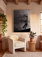 It All Starts With A Dream | Basketball Court Canvas Wall Art