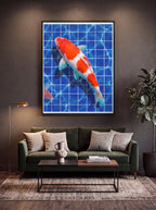 Kōhaku Koi | Japanese Streetwear Fish Canvas Wall Art