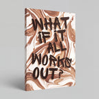 What If It All Works Out | Marble Typography Canvas Wall Art