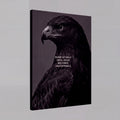 Show Up Daily Until Good Becomes Unstoppable | Dark Eagle Canvas Wall Art