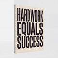 Hard Work Equals Success | Stoic Motivational Canvas Wall Art