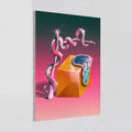 Time Warp | Surreal Melting Clock Canvas Wall Art