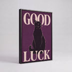 Good Luck | Japanese Lucky Cat Streetwear Canvas Wall Art