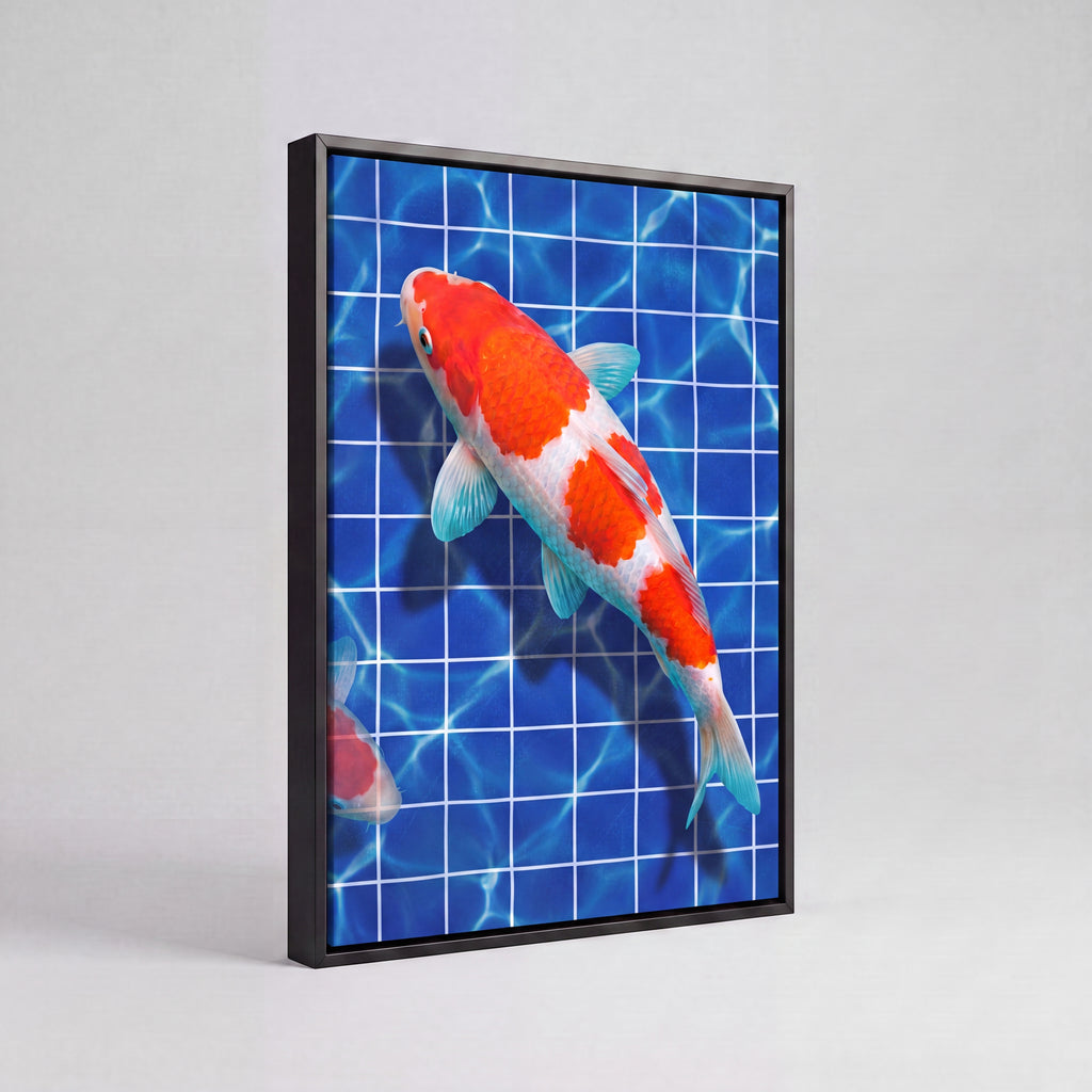 Kōhaku Koi | Japanese Streetwear Fish Canvas Wall Art
