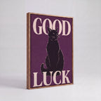 Good Luck | Japanese Lucky Cat Streetwear Canvas Wall Art